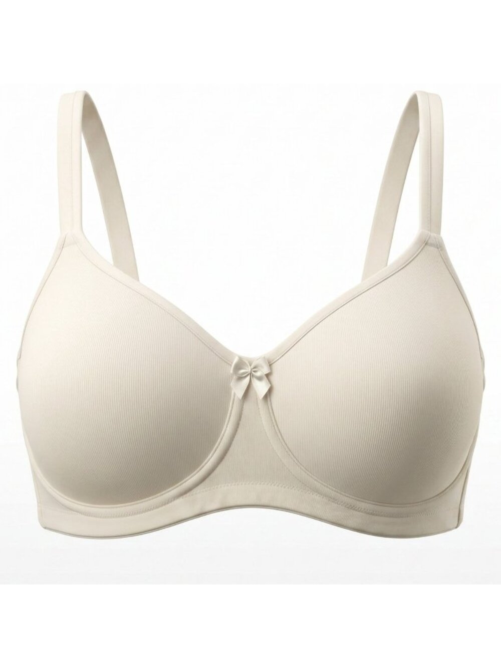 Amoena Mara Pocketed Wire-Free Back Closure Mastectomy Bra Off White 36G NEW